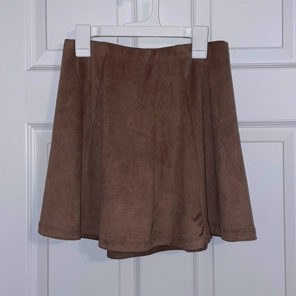 Forever 21 Suede Skater Skirt - Picture 1 of 3